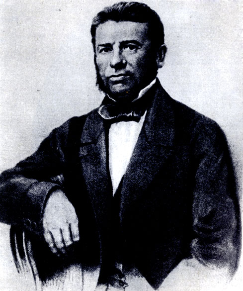 П. Г. Редкин (1808-1891), Профессор энциклопедии, законоведения и государственного права. Литография П. Бореля, 1850-е годы