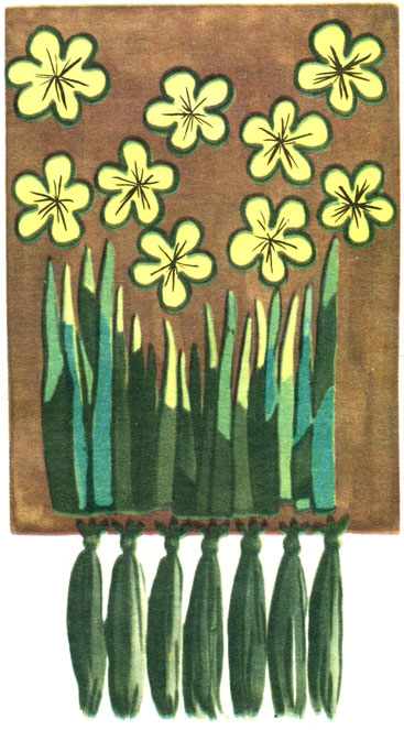 Настенный коврик 'Цветы'