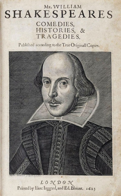     1623  (     )     Christie's   2020      9 978 000  - https://upload.wikimedia.org/wikipedia/commons/thumb/c/c4/William_Shakespeare_-_First_Folio_1623.jpg/800px-William_Shakespeare_-_First_Folio_1623.jpg